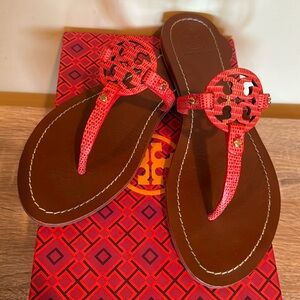 Tory Burch mini Miller sandal excellent condition sz 8